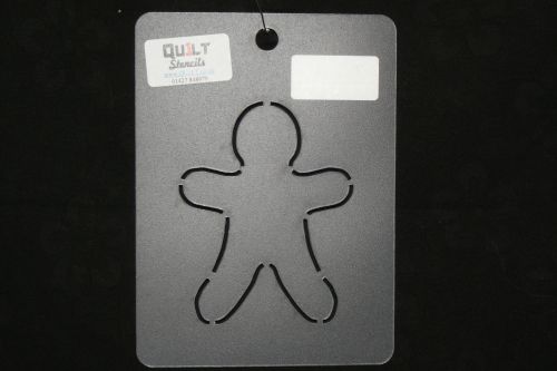 QUILTING STENCIL 4 INCH GINGERBREAD MAN
